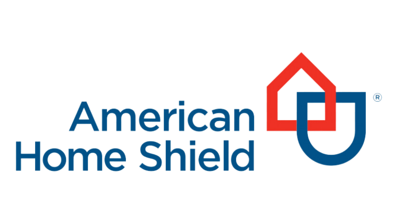 Logo of American Home Shield with a red and blue house icon.