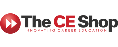 The CE Shop logo, showcasing career education and training opportunities for real estate professionals at CENTURY 21 Triangle Group.