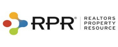 RPR (Realtors Property Resource) logo featuring colored circles and text.